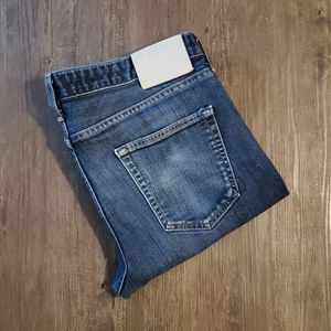 Adriano Goldschmied The Tellis Men's Jeans 36"x30-1/2" Blue Denim Modern Slim